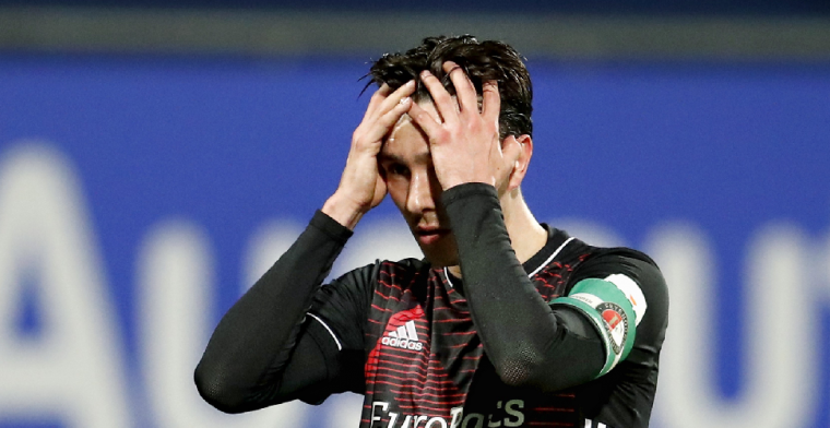 Berghuis krijgt rood bij Feyenoord en mist mogelijke halve finale tegen Ajax