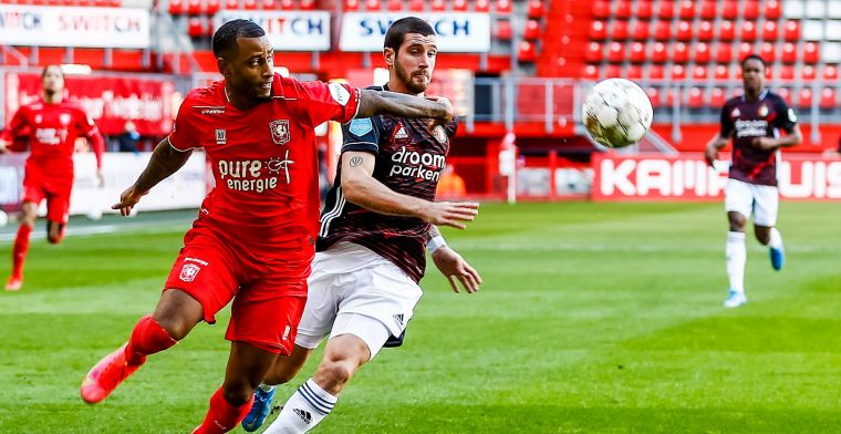 Hoofdrol voor Narsingh bij merkwaardig gelijkspel tussen FC Twente en Feyenoord