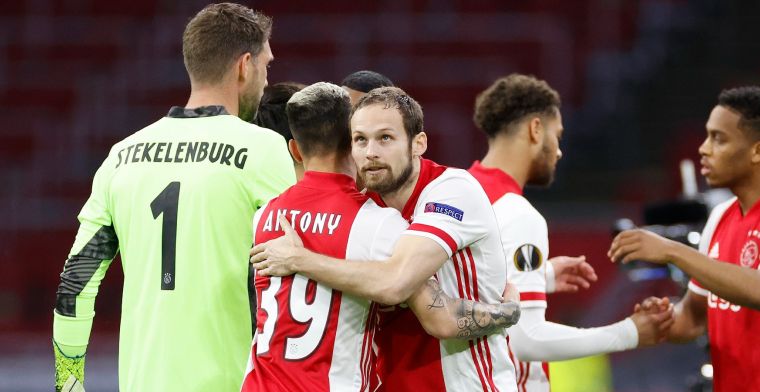 Blind lacht na moment met Botman, in aanloop naar Ajax-goal: 'Vaak in gym geweest'