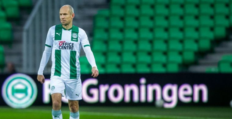 Robben terug op trainingsveld bij Groningen: 'Aantal momentjes meegedaan'