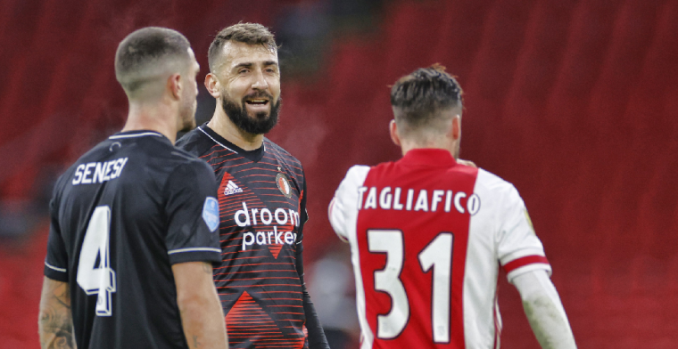 Steun uit Ajax-kamp voor Pratto: 'Feyenoord speelt met spits net zo lang als ik'