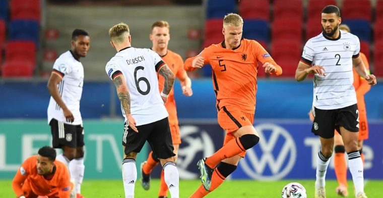 Enorme domper voor Jong Oranje: Duitsland dwingt in slotfase gelijkspel af