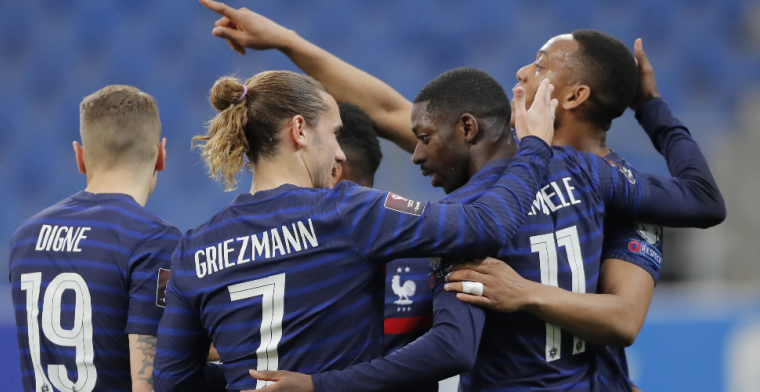 Frankrijk imponeert weer niet in WK-kwalificatie, maar pakt wel allereerste zege