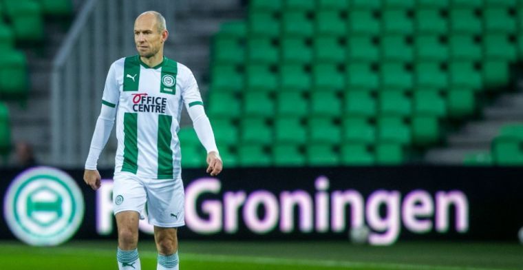 Robben na blessureleed weer fit en hervat volledige groepstraining bij Groningen