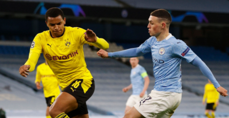 Tweede adem Dortmund ontoereikend: late, benauwde zege voor Man City