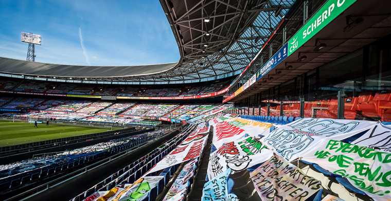 Feyenoord verwijdert spandoeken: 'De KNVB had de portemonnee moeten trekken'