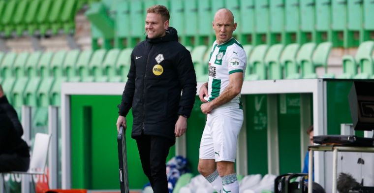 Robben 'kon gewoon niet stoppen' bij Groningen: 'Dat speelt heel erg mee'