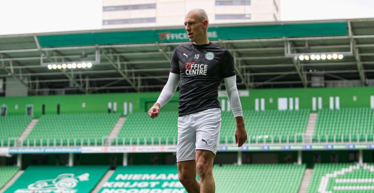 Robben gaat spelen bij FC Groningen: 'Raar als we hem niet gebruiken'