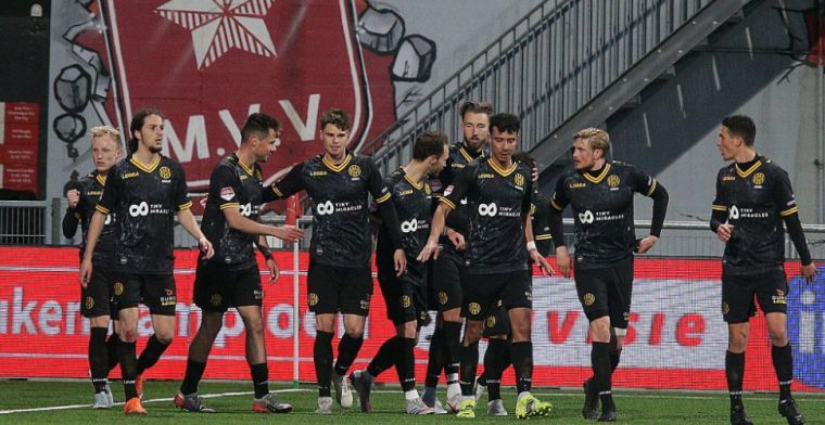 Roda JC maakt 2-0 achterstand ongedaan in derby tegen MVV, punt voor Almere