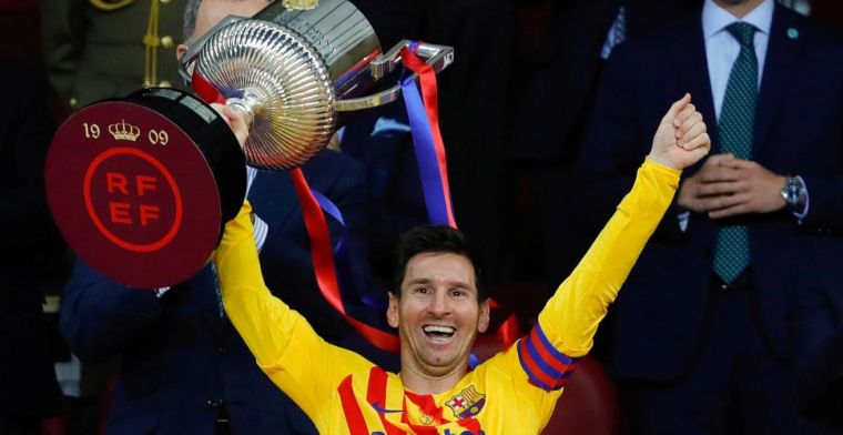 Messi toont zich gelukkig: 'We worden steeds sterker en nu gaan we voor La Liga'