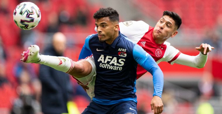 Perez vol lof over actie Álvarez tijdens Ajax - AZ: 'Wij denken: loopt wel los'