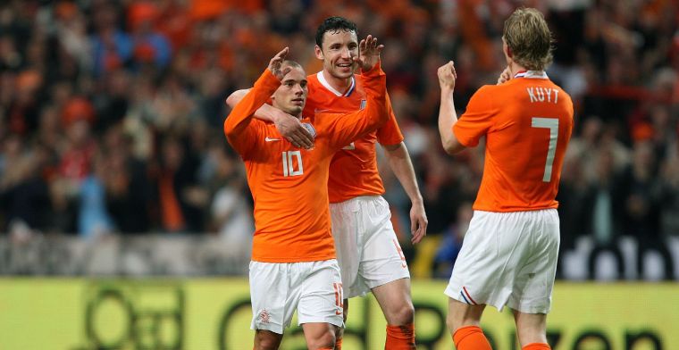 Sneijder, Kuyt, Van Bommel en Heitinga in Villa Oranje: 'Nog nooit ergens gezien'