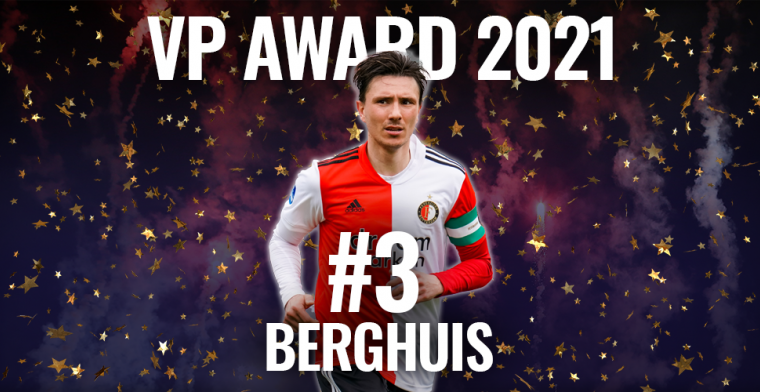 VP Award 2021: bronzen medaille voor Berghuis, Feyenoord-MVP met rauw randje