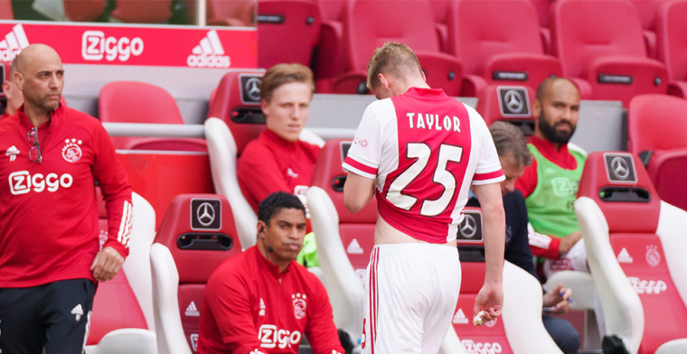 Ajax akkoord met schikkingsvoorstel: Taylor mist start van nieuw seizoen