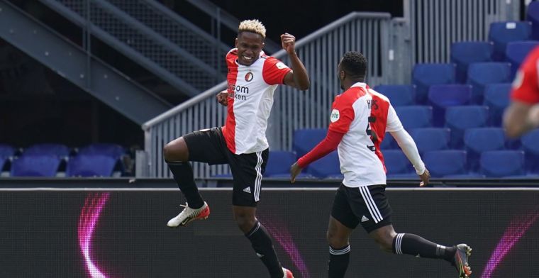 Feyenoord verslaat FC Utrecht bij afscheid Advocaat en wint play-offs