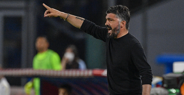 Napoli kondigt vertrek van Gattuso aan na mislopen Champions League