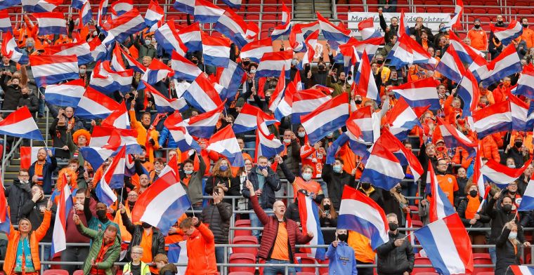 Goed nieuws voor Oranje: meer supporters welkom bij EK-duels in Amsterdam