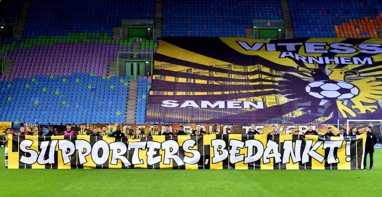 Vitesse zonder fans Europa in: 'Hopen dat de situatie nog gaat veranderen'