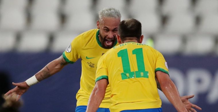 Uitblinker Neymar emotioneel na ruime zege Brazilië: 'Veel meegemaakt'