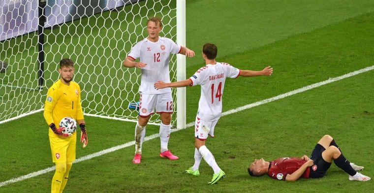 Denemarken rekent na bliksemstart af met Oranje-beul Tsjechië