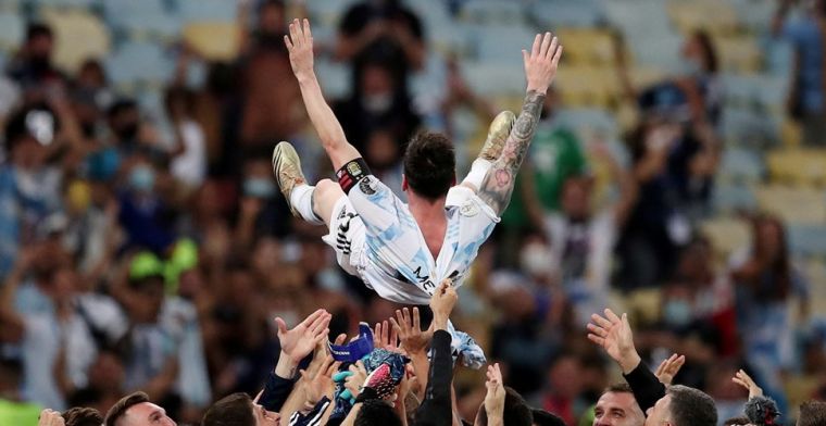 Copa-winnaar Messi uitzinnig van vreugde: 'Ik moest van deze smet af'