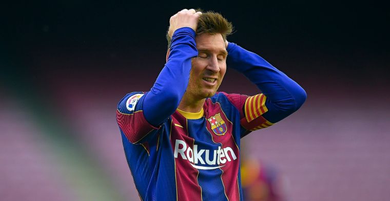 'Messi en Barcelona zijn eruit: vijfjarige verbintenis en halvering salaris'
