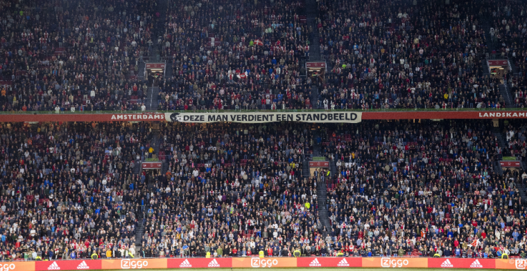 Ajax krijgt welgemeend bedankje van supporters: 'Een historische dag'