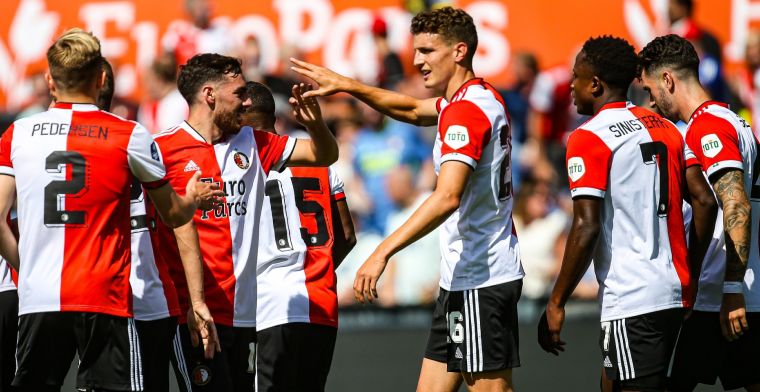 Feyenoord wint onder toeziend oog van Jahanbakhsh laatste duel voor Europese clash