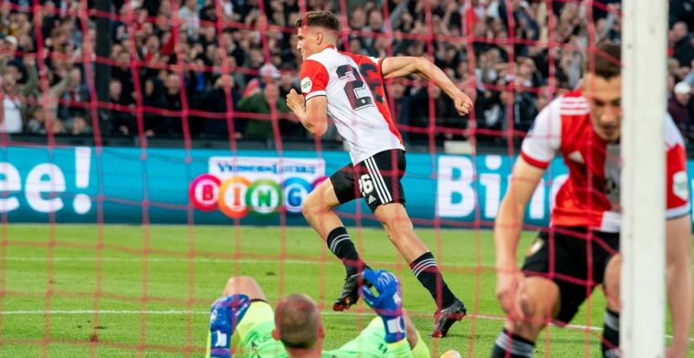 Feyenoord ontsnapt aan blamage door drie doelpunten van Til tegen Drita