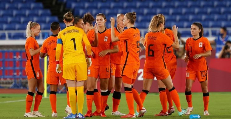 Spelersrapport: Oranjevrouwen gaan als collectief ten onder