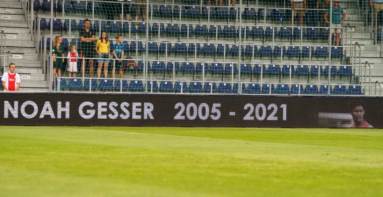 Feyenoord Onder 17 brengt mooi eerbetoon aan Ajax-talent Gesser (16) naar buiten