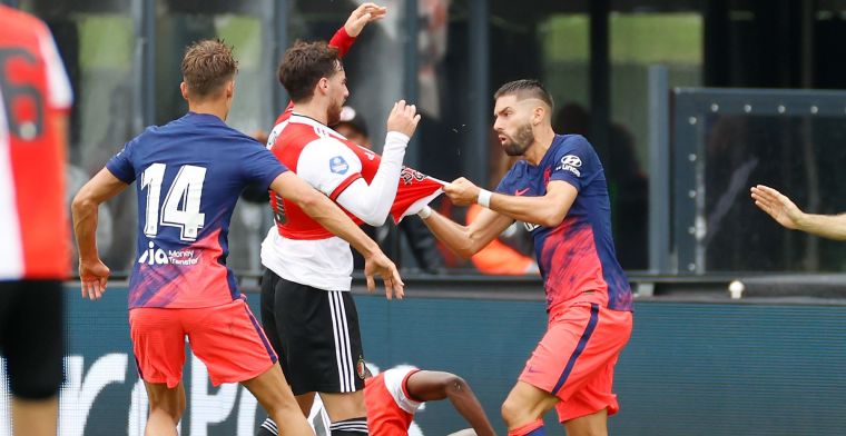 Carrasco buiten zinnen, Bannis matchwinner: Feyenoord verslaat kampioen Atlético