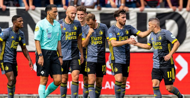 Feyenoord beleeft probleemloze Eredivisie-start in Tilburg en scoort vier keer