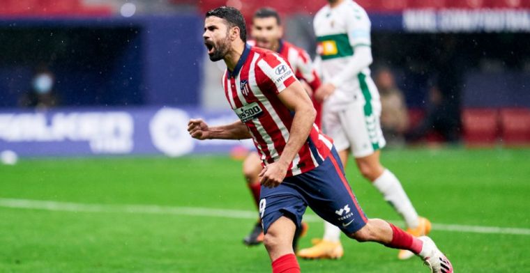 'Here we go': Diego Costa weer onder de pannen na vertrek bij Atlético Madrid