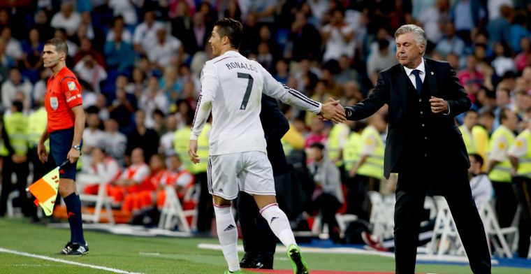 Ancelotti meldt zich op Twitter om rentree Ronaldo bij Real Madrid uit te sluiten