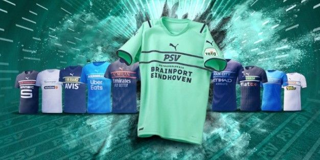 Afkeurende reacties op 'triest' derde tenue PSV: 'City-keeper in zelfde truitje'