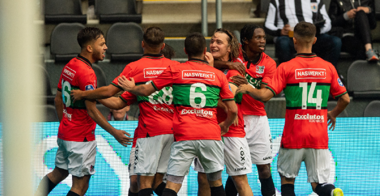 NEC wint verhit potje in Almelo en pakt tweede Eredivisie-overwinning