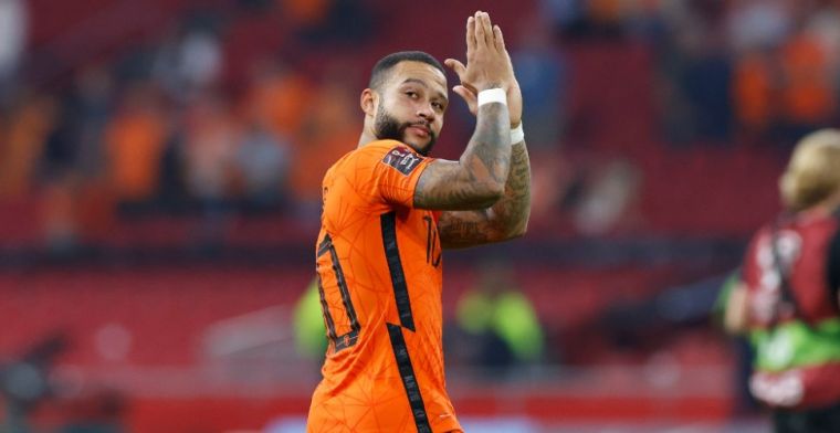 Zelfkritische Memphis geniet van klik bij Oranje: 'Geweldig, beste man op veld'