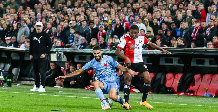 Malacia komt met verklaring voor Feyenoord-verval tegen Slavia Praag