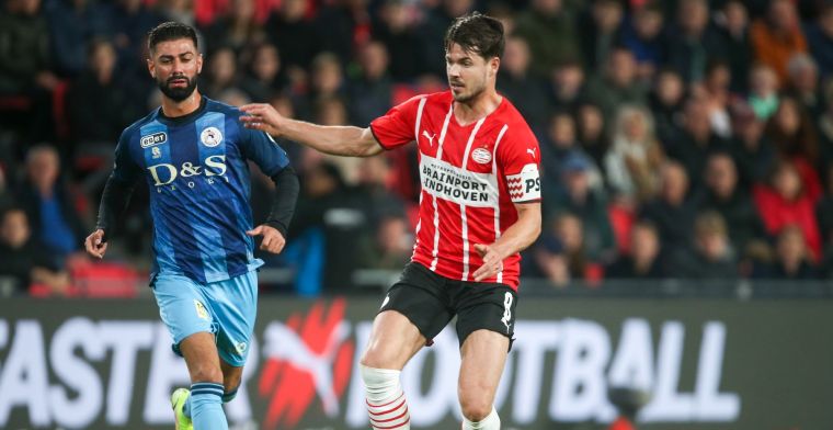 PSV-captain Van Ginkel niet boos na wissel: 'Gebeurt wel vaker, dat weet je toch?'