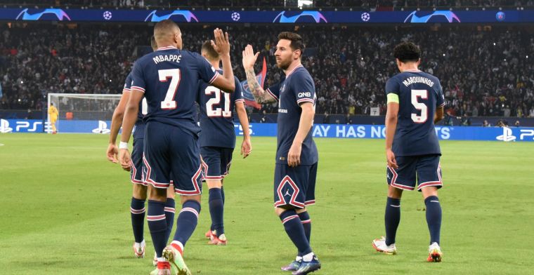 Mbappé wil 'rennen' voor Messi: 'Hij doet soms minder om batterij op te laden'