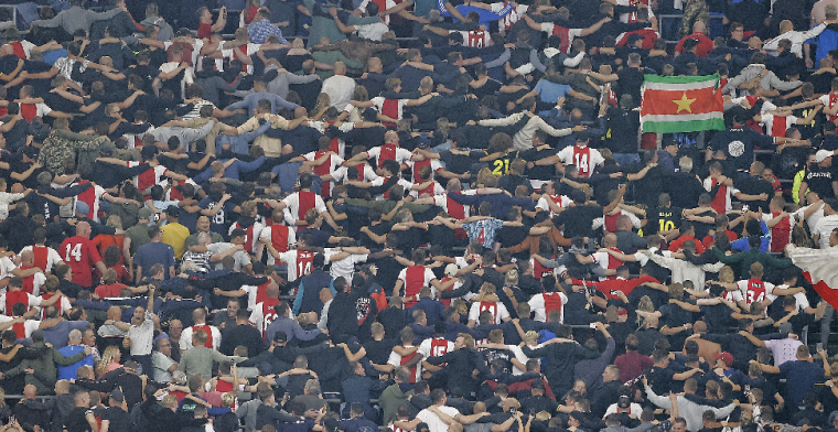 Ajax grijpt hard in en deelt stadionverbod en boete uit aan 25 'supporters'