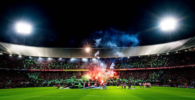 Feyenoord-fans belagen voorzitter van Union: 'In je eigen stad, niet netjes toch?'
