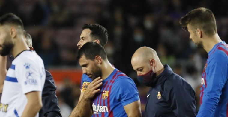 Pechvogel Agüero lange tijd buitenspel: Barça houdt rekening met drie maanden
