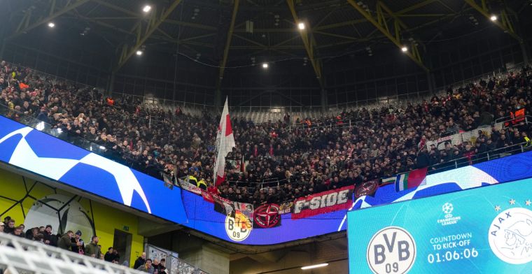 Ajax-fans 'namen Dortmund over': 'Ik kreeg in het uitvak alleen maar appjes'
