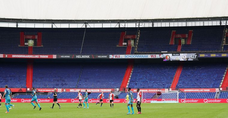 Lege stadions zorgen voor miljoenenverlies: Feyenoord en AZ het hardst geraakt