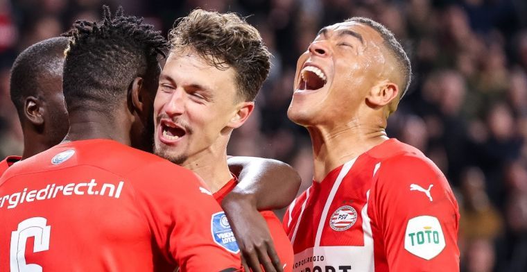 Vreugde-explosie bij PSV: 'Ik moest wel van schoenen wisselen na die goal'