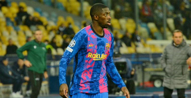 'Drama voor Barcelona: Dembélé vertrekt na dit seizoen transfervrij'