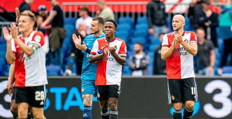 Trauner en Sinisterra ontbreken bij Feyenoord en liggen er mogelijk langer uit