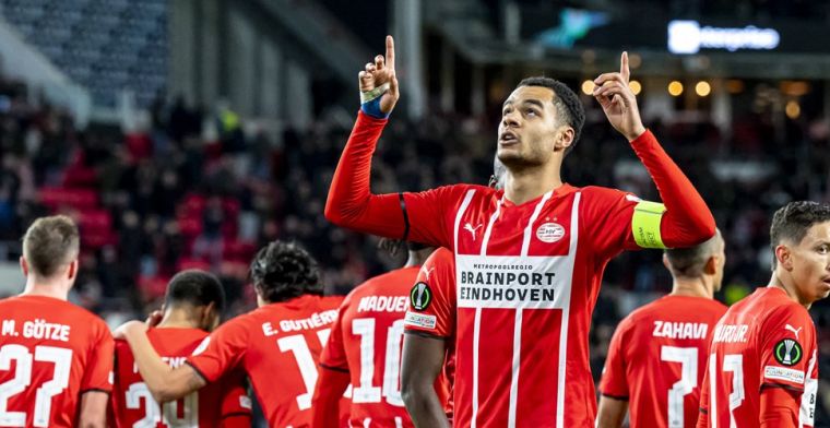 PSV wint van pover Maccabi dankzij Gakpo, maar verzuimt afstand te nemen